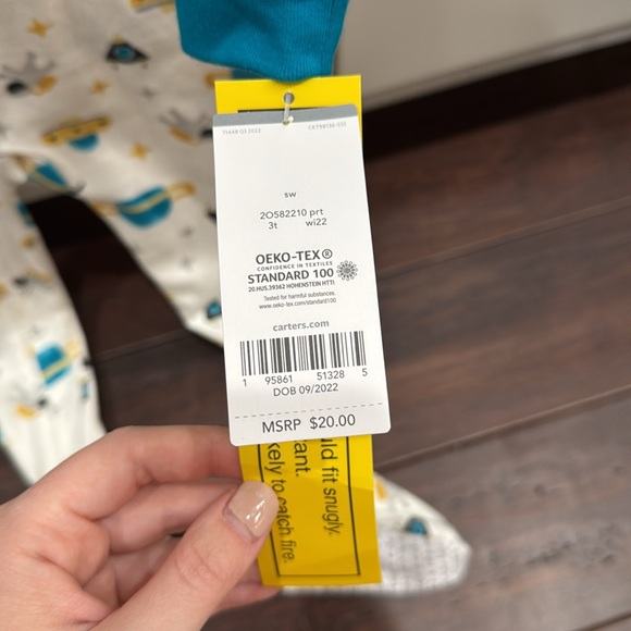 Carter’s Toddler Space Footie Pajamas - Picture 5 of 5